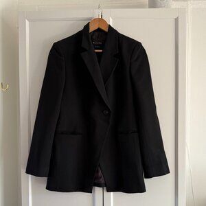 Massimo Dutti Black Suit Blazer - Size EU36